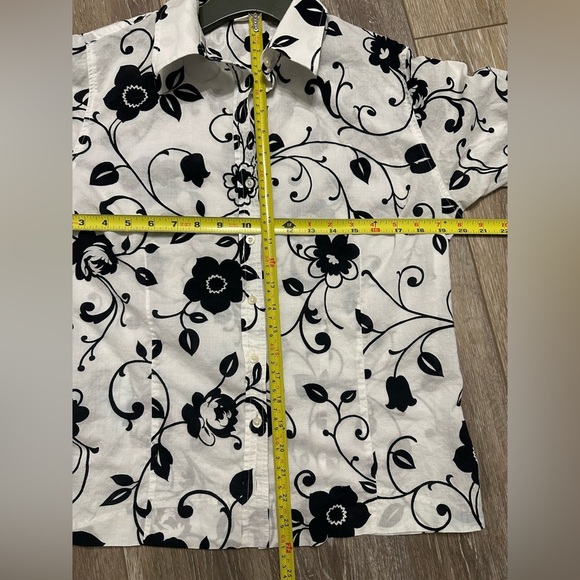 🛍️ Craig Taylor 100% Egptan cotton 3/4 Sleeve shirt with excellent condition. - Picture 5 of 7